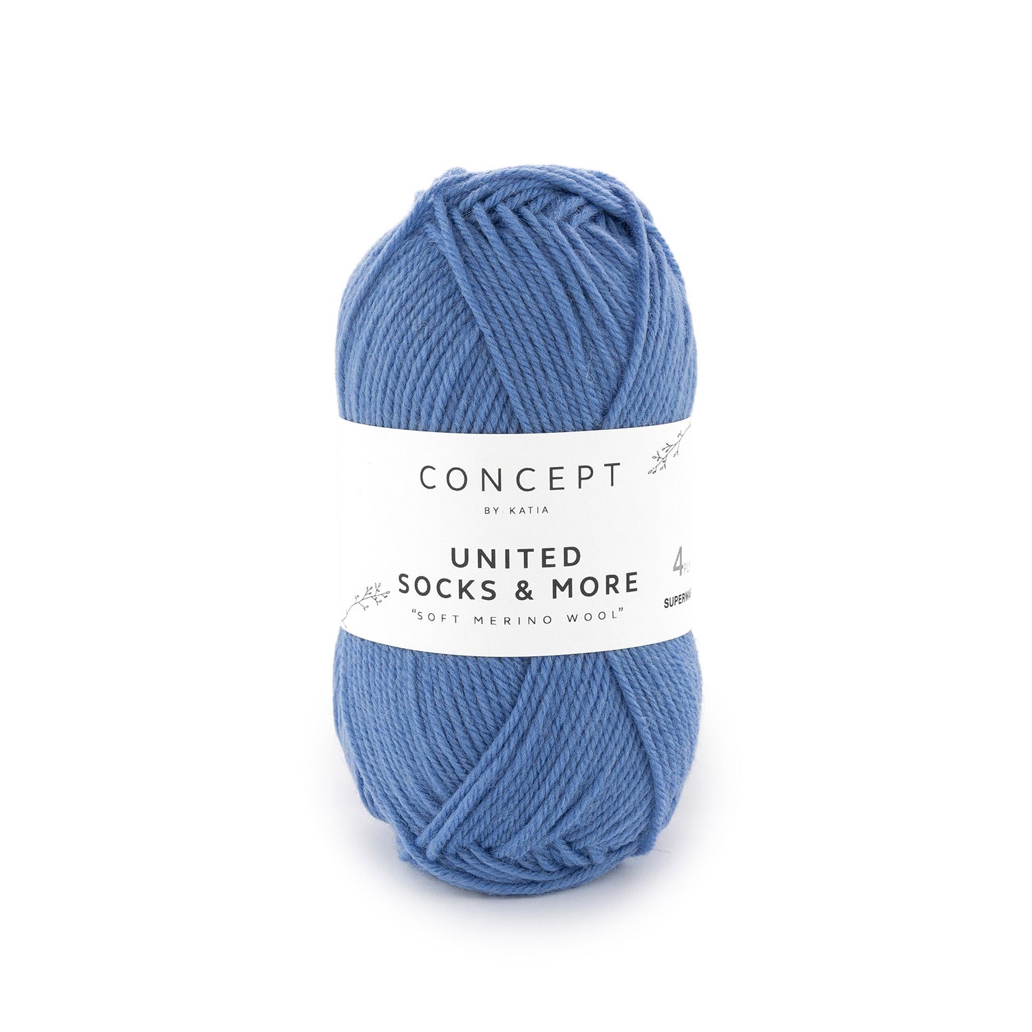 katia United Socks & More. 75%Merino superwash 25% Polyamid