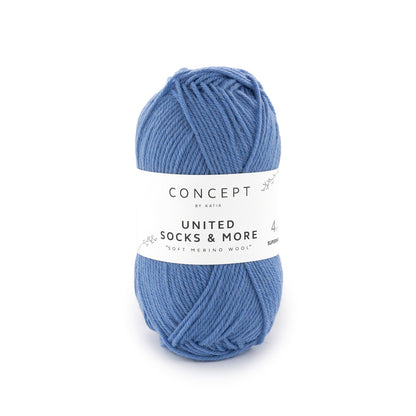 katia United Socks & More. 75%Merino superwash 25% Polyamid