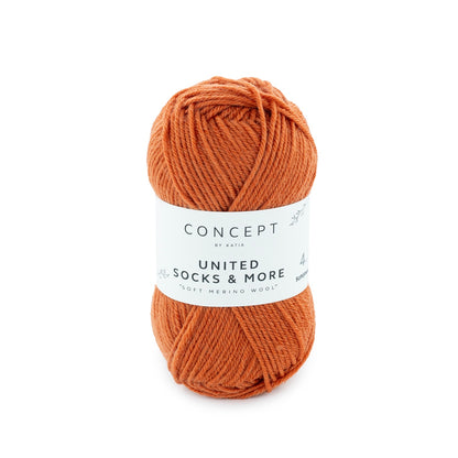 katia United Socks & More. 75%Merino superwash 25% Polyamid