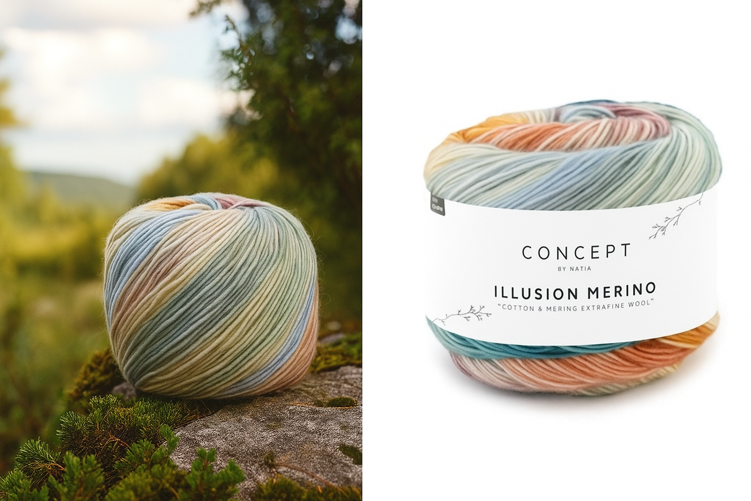 Ny: katia Concept Illusion Merino multicolor - Image 3