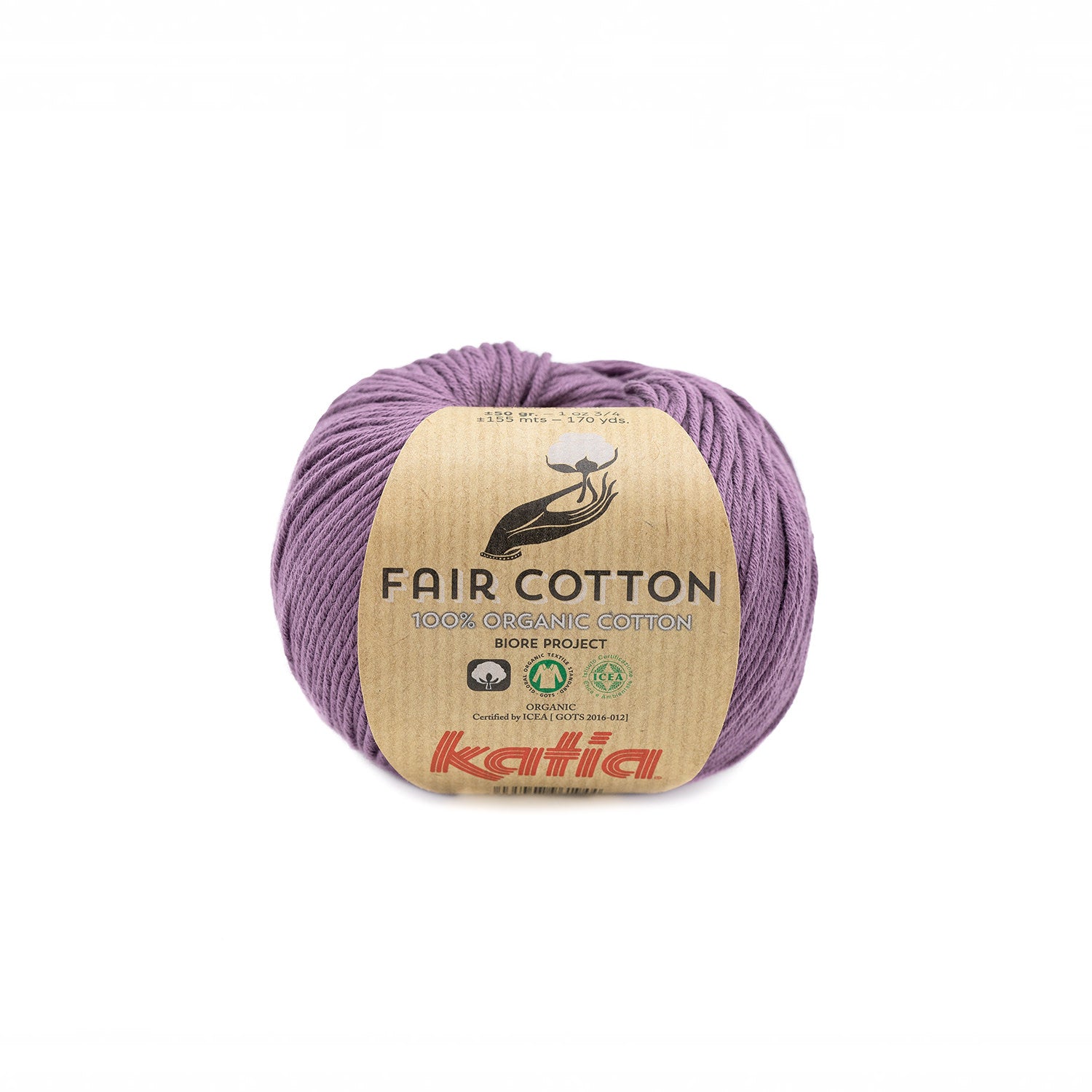 Fair cotton organic Katia by Katia