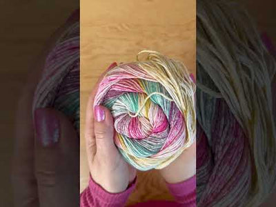 Fair cotton Arlequino multicolor. 100%  ekologiskt