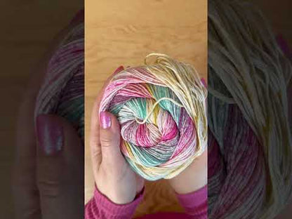 Fair cotton Arlequino multicolor. 100%  ekologiskt