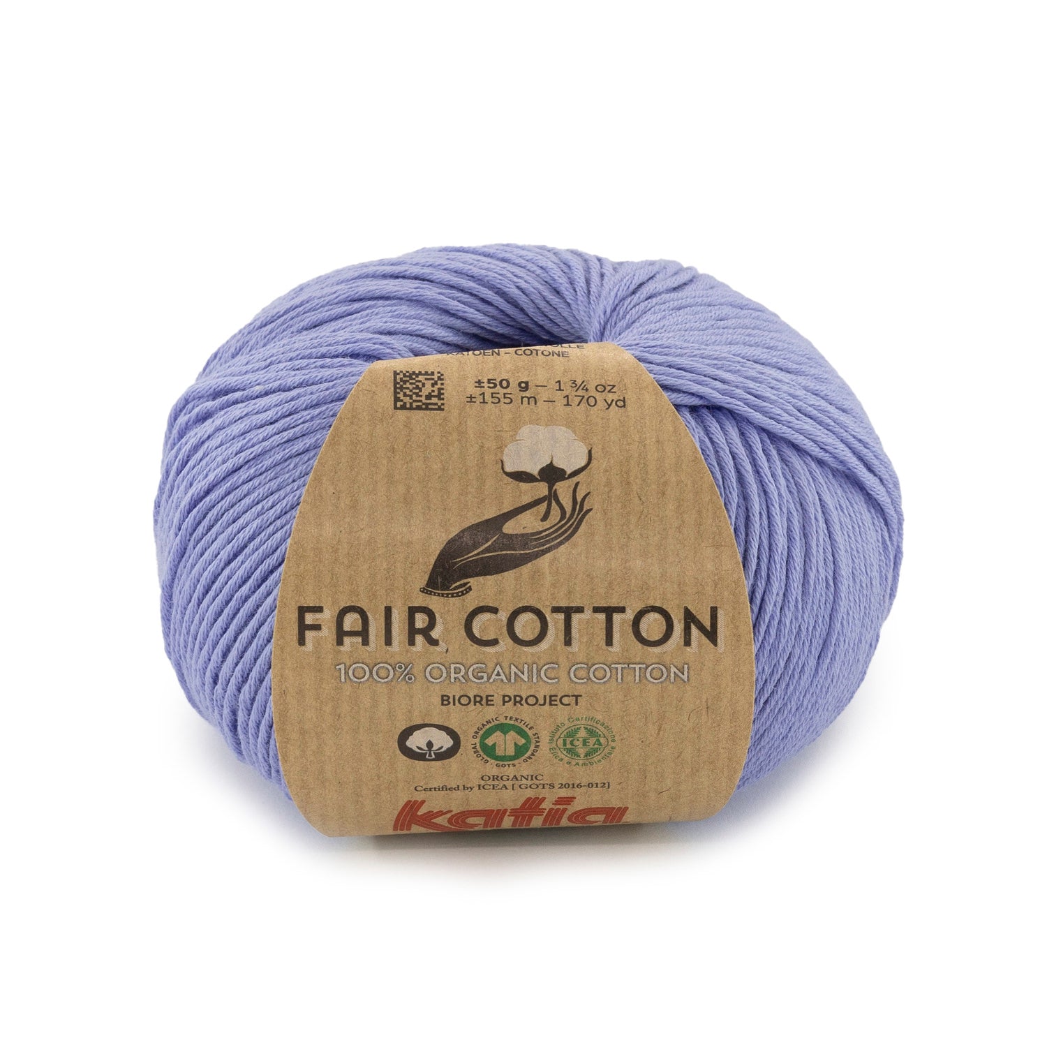 Fair cotton organic Katia by Katia