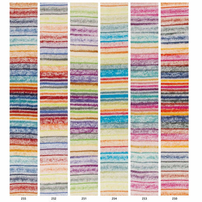 Fair cotton Arlequino multicolor. 100%  ekologiskt